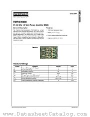 RMPA39200 datasheet pdf Fairchild Semiconductor
