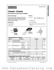 FDD6680_NL datasheet pdf Fairchild Semiconductor