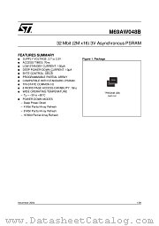 M69AW048BL70ZB8F datasheet pdf ST Microelectronics
