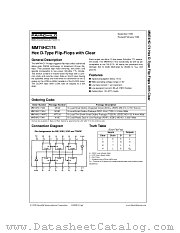 MM74HC174M datasheet pdf Fairchild Semiconductor