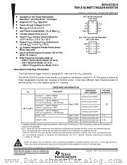 SN74LVC3G14YEPR datasheet pdf Texas Instruments