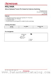 HVL144A datasheet pdf Renesas