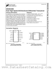DS36C200IMA datasheet pdf National Semiconductor
