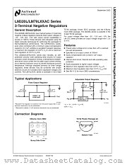 LM79L05ACTL datasheet pdf National Semiconductor