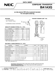 BA1A3Q-T/JM datasheet pdf NEC