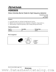 HSB285S datasheet pdf Renesas