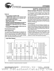CY7C9335-270AC datasheet pdf Cypress