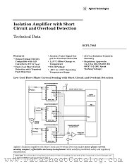 HCPL-788J datasheet pdf Agilent (Hewlett-Packard)