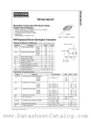 TIP107TU datasheet pdf Fairchild Semiconductor