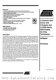 ATR0844 datasheet pdf Atmel