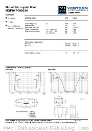 MQF10.7-3000/04 datasheet pdf Vectron