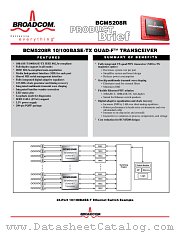 BCM5208R datasheet pdf Broadcom