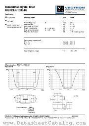 MQF21.4-1000/09 datasheet pdf Vectron