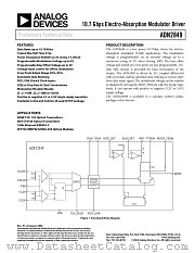 ADN2849ACP datasheet pdf Analog Devices