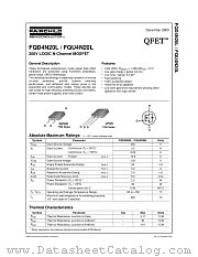 FQD4N20LTF datasheet pdf Fairchild Semiconductor