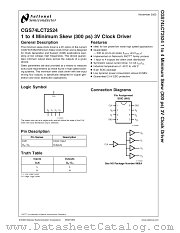 CGS74LCT2524M datasheet pdf National Semiconductor
