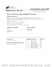 5962-88534012A(54ACT109LMQB) datasheet pdf National Semiconductor
