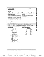 74F191PC datasheet pdf Fairchild Semiconductor