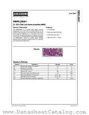 RMWL26001 datasheet pdf Fairchild Semiconductor