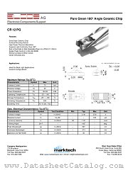 CR12PG datasheet pdf Marktech Optoelectronics