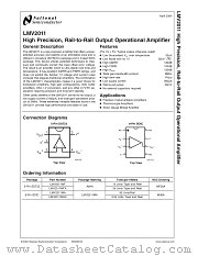LMV2011MA datasheet pdf National Semiconductor