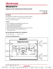 M65849CFP datasheet pdf Renesas