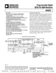 AD9853-65PCB datasheet pdf Analog Devices