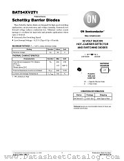 BAT54T1 datasheet pdf ON Semiconductor