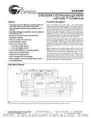 CY7C1333F-100AC datasheet pdf Cypress