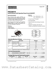 FDC3601N_NL datasheet pdf Fairchild Semiconductor