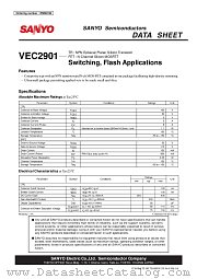 VEC2901 datasheet pdf SANYO