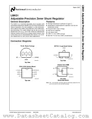 LM431ACZ datasheet pdf National Semiconductor