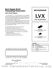 MC74LVX4245DT datasheet pdf ON Semiconductor