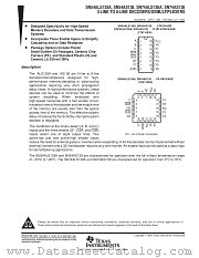 SN74AS138DR datasheet pdf Texas Instruments