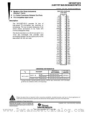 SN74CBT16213DLR datasheet pdf Texas Instruments