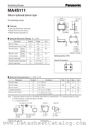 MA4S111 datasheet pdf Panasonic