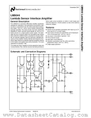 LM9044V datasheet pdf National Semiconductor