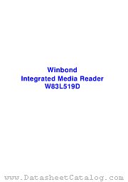 W83L519D datasheet pdf Winbond Electronics