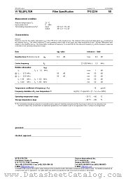 TFS221A datasheet pdf Vectron