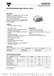 TSMS3700-GS18 datasheet pdf Vishay