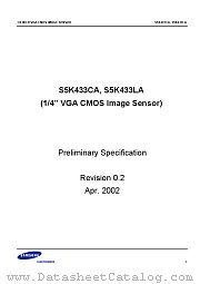 S5K433LA datasheet pdf Samsung Electronic