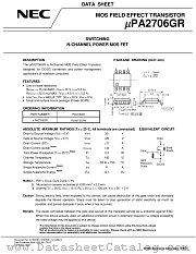 UPA2706GR-E1 datasheet pdf NEC