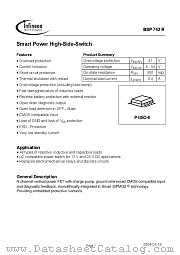 BSP 742-R datasheet pdf Infineon