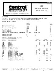 2N5086 datasheet pdf Central Semiconductor