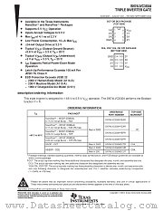 SN74LVC3G04YEPR datasheet pdf Texas Instruments