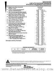 SN74GTLPH1627DGG datasheet pdf Texas Instruments