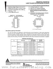 SN74HCT138PWT datasheet pdf Texas Instruments