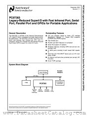PC87383 datasheet pdf National Semiconductor