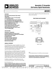 AD5259 datasheet pdf Analog Devices