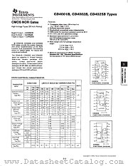 CD4025BPWR datasheet pdf Texas Instruments